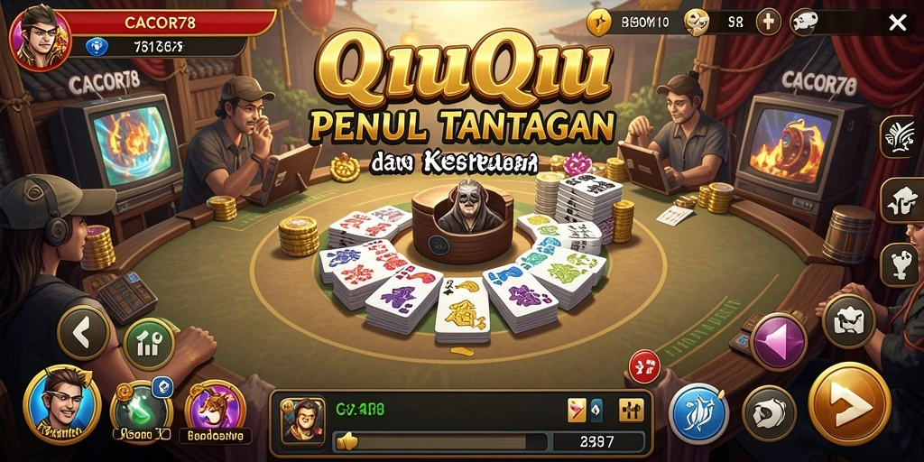 Tampilan menarik dari gameplay QiuQiu CACOR78.