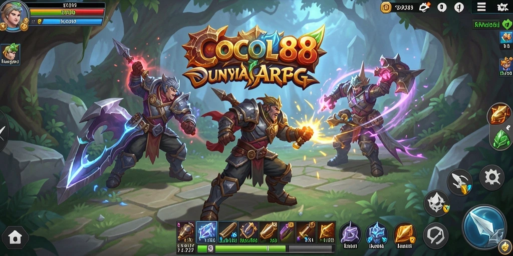Gameplay seru dalam <strong>COCOL88</strong> dengan aksi petualangan yang mendebarkan.