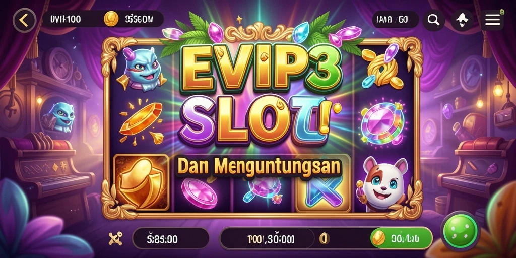 Tampilan menarik dari gameplay Slot EVIP3 yang mendebarkan.