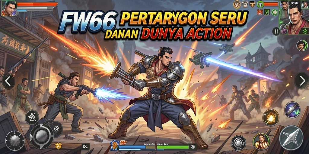 Tampilan menarik dari gameplay Action yang mendebarkan.