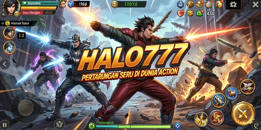 Screenshot gameplay HALO777 menunjukkan aksi seru yang mendebarkan.