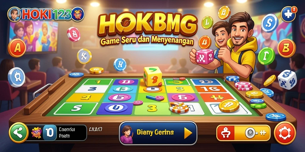 Tampilan gameplay HOKI123 yang menarik dan interaktif.