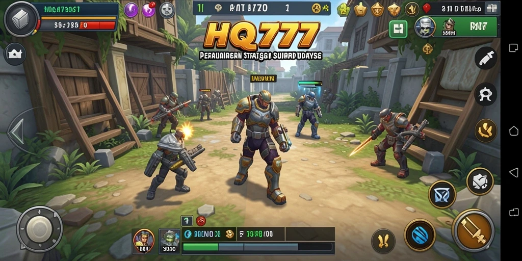 Tampilan gameplay yang menegangkan dan menarik di HQ777.
