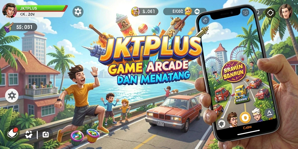 Screenshot gameplay JKTPLUS yang menunjukkan aksi seru dan tantangan.
