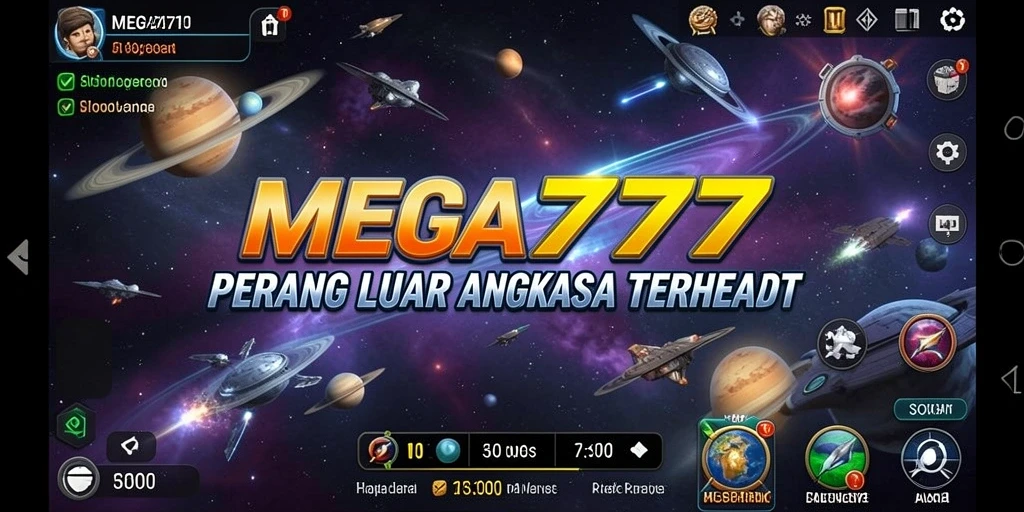 Gameplay MEGA777 yang menegangkan di luar angkasa dengan grafik menakjubkan.