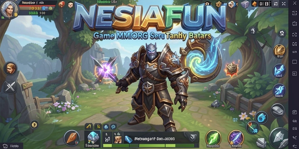 Gameplay seru di NESIAFUN dengan pertarungan mendebarkan.