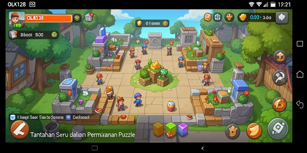 Gameplay seru OLX128 yang menantang dan memukau.