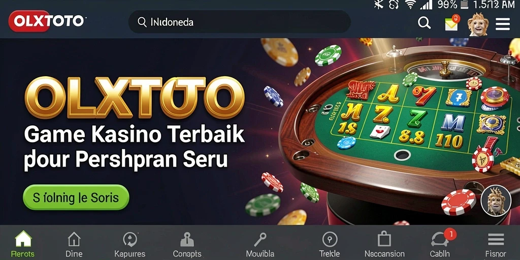 Screenshot OLXTOTO menampilkan gameplay Kasino yang menarik dan interaktif.