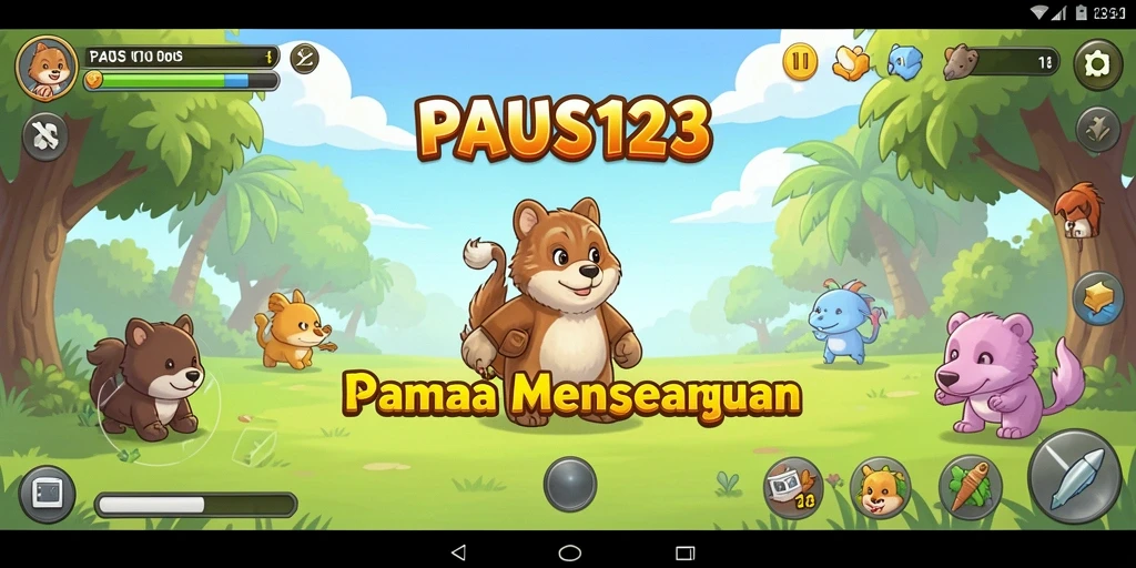Screenshot gameplay PAUS123 dengan visual menarik dan gameplay yang mengasyikkan.