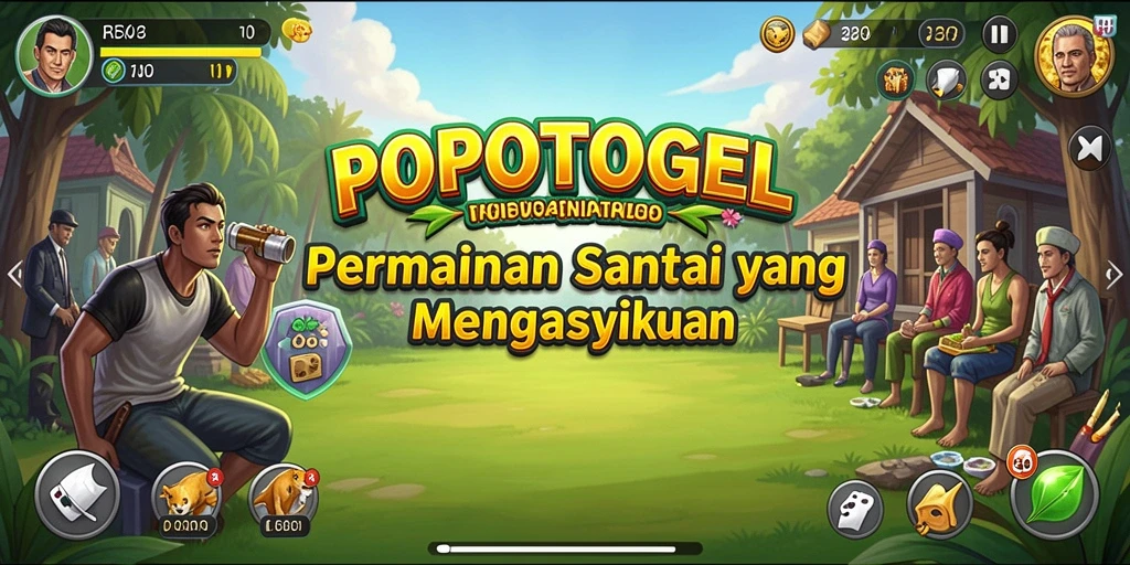 Tampilan menarik dan gameplay seru dari POPOTOGEL.