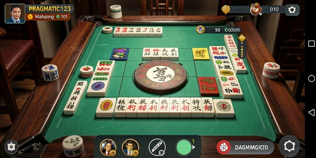 Tampilan gameplay Mahjong yang seru dan menantang di PRAGMATIC123.