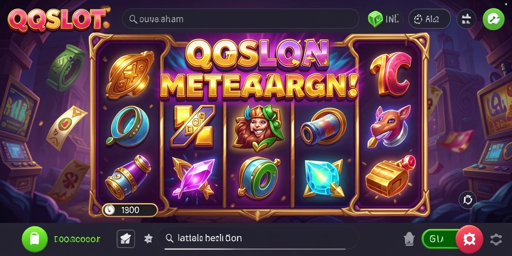 Screenshot gameplay QQSLOT menampilkan aksi seru dalam petualangan slot.