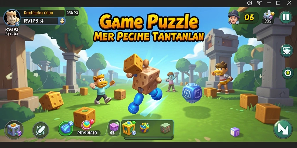 Gameplay menantang dari RVIP3 dengan teka-teki yang menarik.