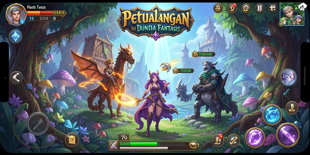 Gameplay T6 menampilkan petualangan seru di dunia yang luas.